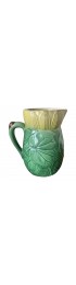Home Tableware & Barware | C. 1880-1890 Majolica Water Lily Pad Pitcher Sutherland or Arsenal - SN81234