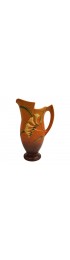 Home Tableware & Barware | Early 20th Century Antique Roseville Brown Freesia Pitcher - CC60342