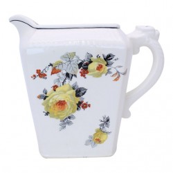 Home Tableware & Barware | Early 20th Century Harker Floral Pitcher - RL42650