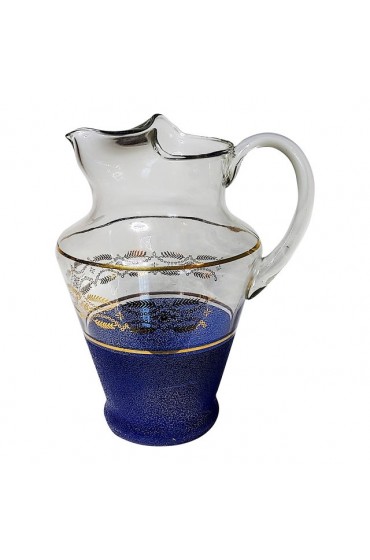 Home Tableware & Barware | Early 20th Century Lapis & Gold Art Deco Pitcher - LC79546