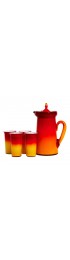 Home Tableware & Barware | Italian Brilliant Red and Yellow Pitcher Set - WK07161