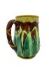 Home Tableware & Barware | Large George Jones Majolica Wheat Pitcher With Green Acanthus Leaves, Ca. 1875 - CX96914