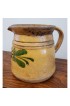 Home Tableware & Barware | Late 19th Century French Provincial Painted Terra Cotta Pitcher or Wine Jug - JQ39839