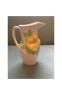 Home Tableware & Barware | Mid 20th Century Holland Mold White & Yellow Floral Pitcher - XB19439