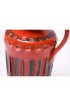 Home Tableware & Barware | Mid Century Italian Modern Incised Orange and Green Pitcher - OO50938