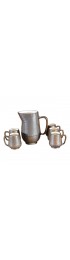 Home Tableware & Barware | Pitcher and Cup Set by Clewell Pottery - 6 Pieces - EE08363