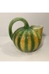 Home Tableware & Barware | Vintage Italian Ancora Majolica Hand-Painted Cantaloupe Melon Pitcher - DF36056