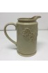 Home Tableware & Barware | Vintage Maple Leaves Ceramic Pitcher in a Classic Beige - PV79141