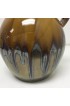 Home Tableware & Barware | Vintage Metallic Glaze Drip Pitcher in Carmel and Grays - XL89695