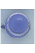 Home Tableware & Barware | Vintage Mid 20th Century Garland Relief White on Amethyst Ceramic Pitcher - VL88712