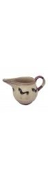 Home Tableware & Barware | Vintage Mid-Century Hand-Painted Horses Decorative Small Ceramic Pitcher - WS92783