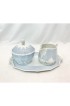 Home Tableware & Barware | 18th Century Pearl Nymphenburg Blue Porcelain Tea Service for 8 - Set of 29 - XB65047