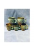 Home Tableware & Barware | 1950s Frankoma Mayn Aztec Prairie Green Small Coffee Cups- Set of 5 - RR77901
