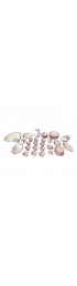 Home Tableware & Barware | 1950s Shelley Dainty Pink Bone Tea Set England Collection- 61 Pieces - SQ84405