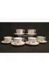 Home Tableware & Barware | 1960s Copeland Spode of England Stone China Trade Winds Red Tall Ships Teacup & Saucer Sets - Set for 6 - NA70522