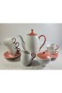 Home Tableware & Barware | 1960s Ucagco Japan Modernesque White & Pink Coffee/Tea Service- 13 Pieces - NX51303