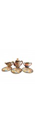 Home Tableware & Barware | 1970s Japanese Hand-Painted Porcelain Tea Set With Plates- 6 Pieces - WX18084