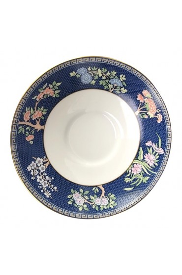 Home Tableware & Barware | 1980s Wedgwood Blue Siam Bone China Saucer - LL04157
