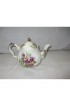 Home Tableware & Barware | 1990s James Sandler England With Purple Violets Porcelain Tea Pot - BB16464