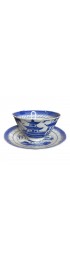Home Tableware & Barware | Antique Chinese Export Canton Cup & Saucer Set- 2 Pieces - YV71257