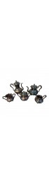 Home Tableware & Barware | Antique Meriden Silverplate Tea Set- 5 Pieces - MZ01626