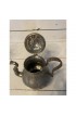 Home Tableware & Barware | Antique Pewter Service Set With Rattan Wrapped Handles- 3 Pieces - TN30683
