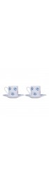Home Tableware & Barware | Casacarta Evil Eye Espresso Cup & Saucer, Set of 2 - NL27884