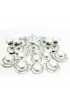Home Tableware & Barware | Chinese Bouquet Apponyi Green Porcelain Tea Set for 12 Persons from Herend Hungary, Set of 40 - NV40139