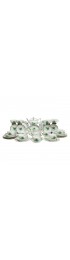Home Tableware & Barware | Chinese Bouquet Apponyi Green Porcelain Tea Set for 12 Persons from Herend Hungary, Set of 40 - NV40139