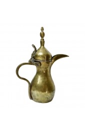 Home Tableware & Barware | Early 1900s Arabic Brass Dallah Coffee Pot - CM21533