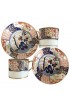 Home Tableware & Barware | Early 19th Century Coalport Porcelain Imari Rock & Tree Tea Cups & Saucers - 4 Pieces - MO39150