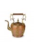 Home Tableware & Barware | Early 20th Century Large Moroccan Handmade Solid Copper Kettle Embossed With Floral Brass - NK53307