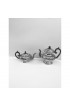 Home Tableware & Barware | Georges Hand Chased Floral Sheffield Style Melon Shape Tea/Coffee Tea Set - Set of 4 - YQ08280