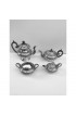 Home Tableware & Barware | Georges Hand Chased Floral Sheffield Style Melon Shape Tea/Coffee Tea Set - Set of 4 - YQ08280