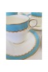 Home Tableware & Barware | Late 19th Century Paris Porcelain Demi Tasse With Gilt and Robins Egg Blue Banding - Set of 8 - PN11846