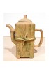 Home Tableware & Barware | Mid 20th Century Chinese Yixing Duan Ni Bamboo Form Teapot With Makers Marks - YY26566