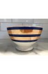 Home Tableware & Barware | Petrus & Regout Maastricht Holland Orange and Royal Blue Luster Striped Tea Cup Bowl - RC70055