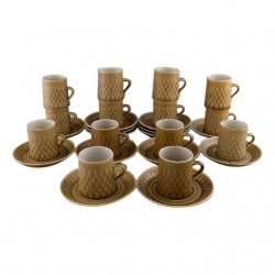 Home Tableware & Barware | Relief Coffee Cups With Saucers by Jens H. Quistgaard for Bing & Grondahl, Set of 28 - ON32272
