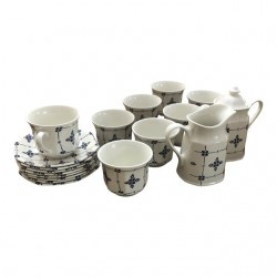 Home Tableware & Barware | Royal Staffordshire “Homespun” Ironstone by Meakin - 18 Pieces - LG65925