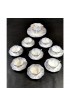 Home Tableware & Barware | Staffordshire Porcelain English Coffee-Tea Cups With Plate Service for 8 - 19 Piece Set - CW70011