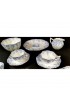 Home Tableware & Barware | Staffordshire Porcelain English Coffee-Tea Cups With Plate Service for 8 - 19 Piece Set - CW70011