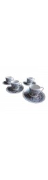 Home Tableware & Barware | Vintage 80s Gural Porselen Topkapi Demitasse Cup & Saucer Set- 8 Pieces - VF69524