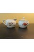 Home Tableware & Barware | Vintage Arabia Finland Red and Blue Floral Pattern Small Creamer and Sugar Set- 2 Pieces - KE91260
