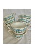 Home Tableware & Barware | Vintage English Crown Staffordshire Floral Fruit Cups With Saucers Set- 16 Pieces - QM18625