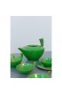 Home Tableware & Barware | Vintage Green Porcelain Tea Set, Set of 9 - EQ87379