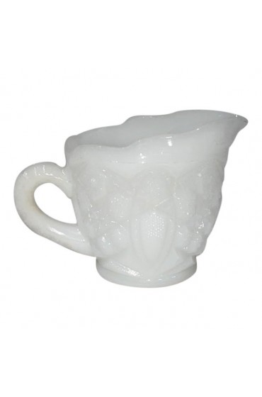 Home Tableware & Barware | Vintage McKee Glass Company Milk Glass Toltec Creamer - TD97970