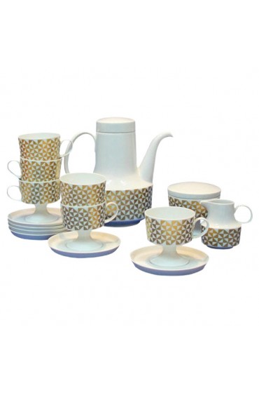 Home Tableware & Barware | Vintage Porcelain Coffee Set from Rosenthal, Set of 15 - GD81396