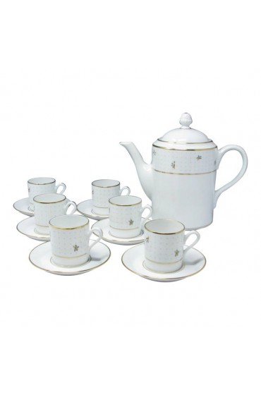 Home Tableware & Barware | Vintage Richard Ginori Tea or Coffee Service Set With Demitasse Cups Saucers Pot - 13 Pieces - XP39798