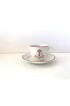 Home Tableware & Barware | Vintage Saint-Armand French Revolution Faience Teacups and Saucers - Service for 3 - PU16283