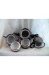 Home Tableware & Barware | Vintage Thomas Germany Silver Over Porcelain Coffee Pot Creamer Sugar Bowl Set - 3 Pieces - DF53492